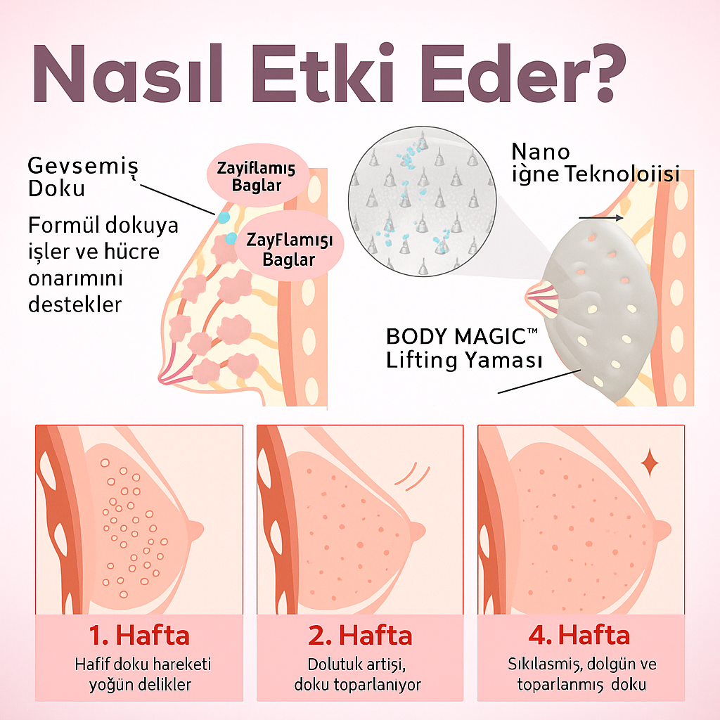 Göğüs Şekillendirici Bant Kolajen İçerikli