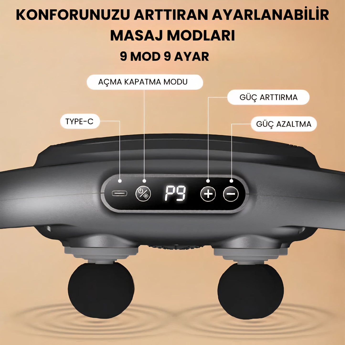 Body Magic 6 Başlıklı Terapi Aleti