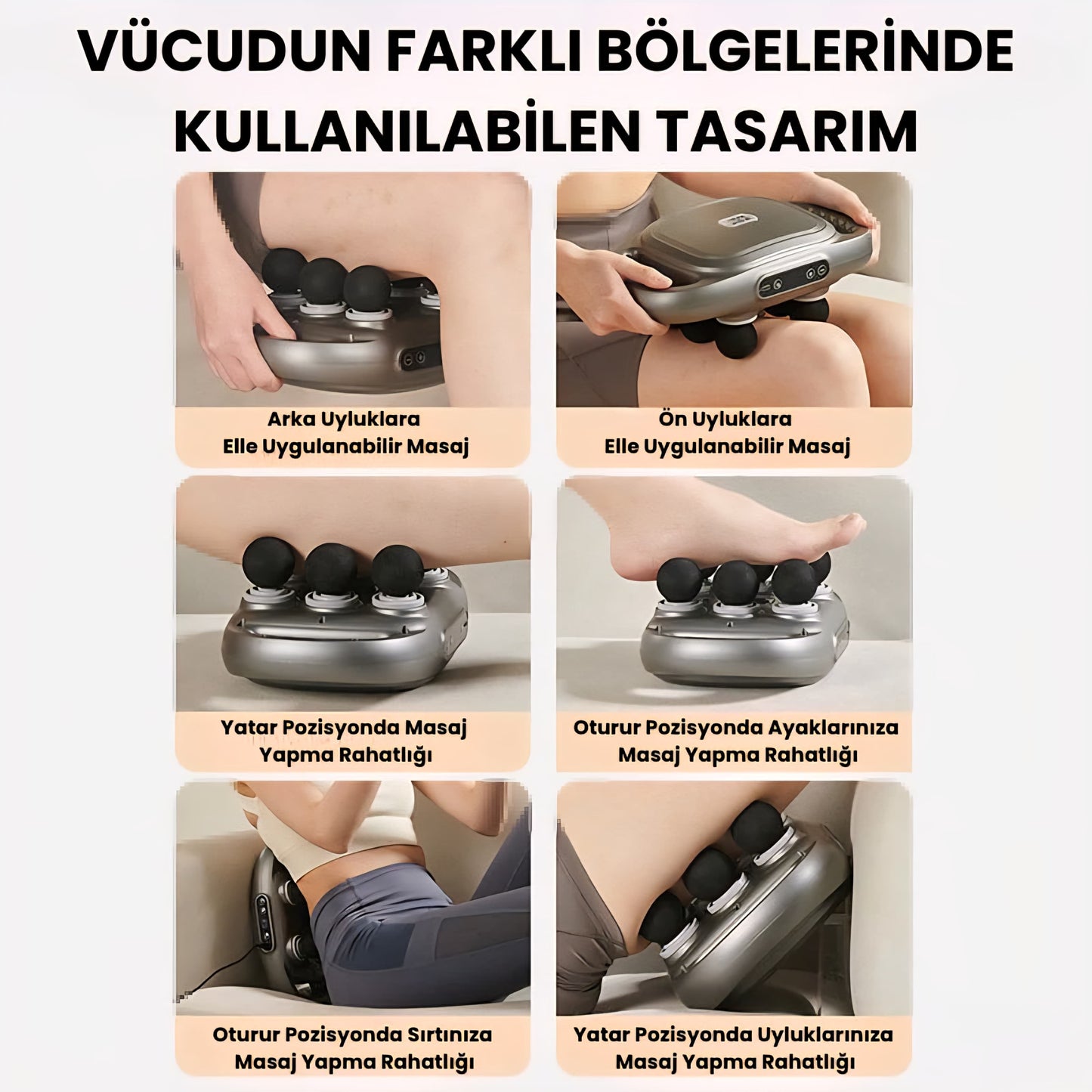 Body Magic 6 Başlıklı Terapi Aleti