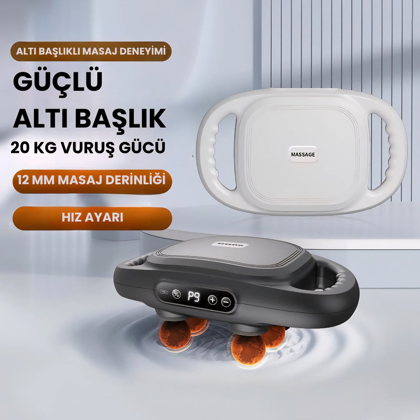 Body Magic 6 Başlıklı Terapi Aleti