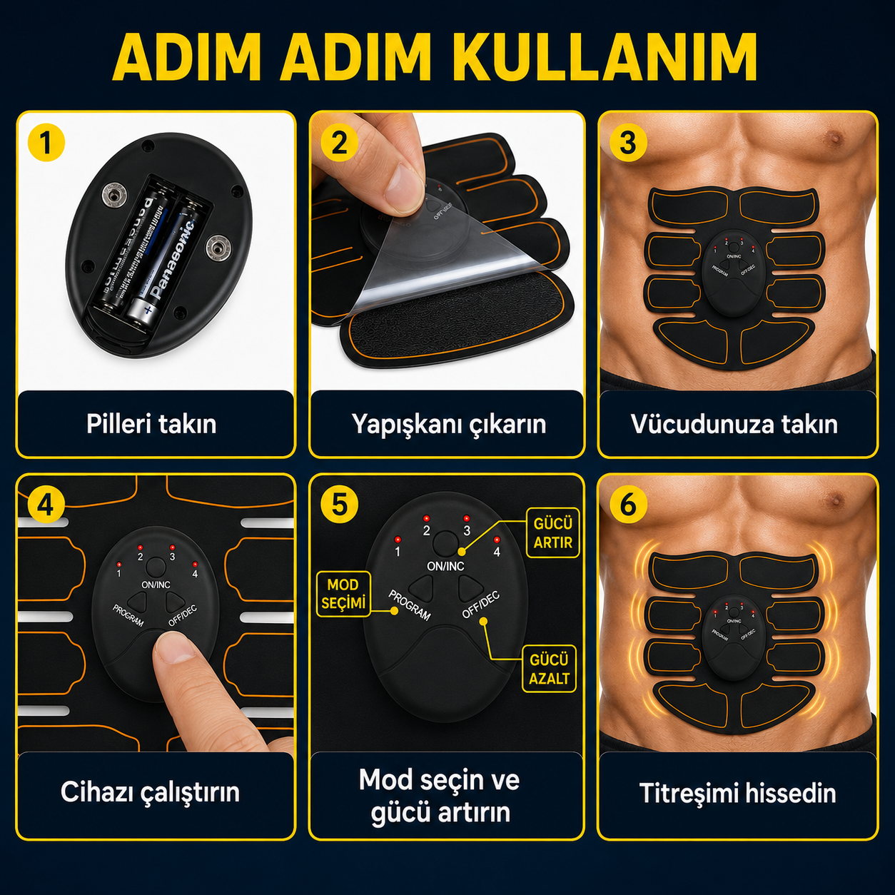 Karın Kası Şekillendirici Ve Göbek Eritici