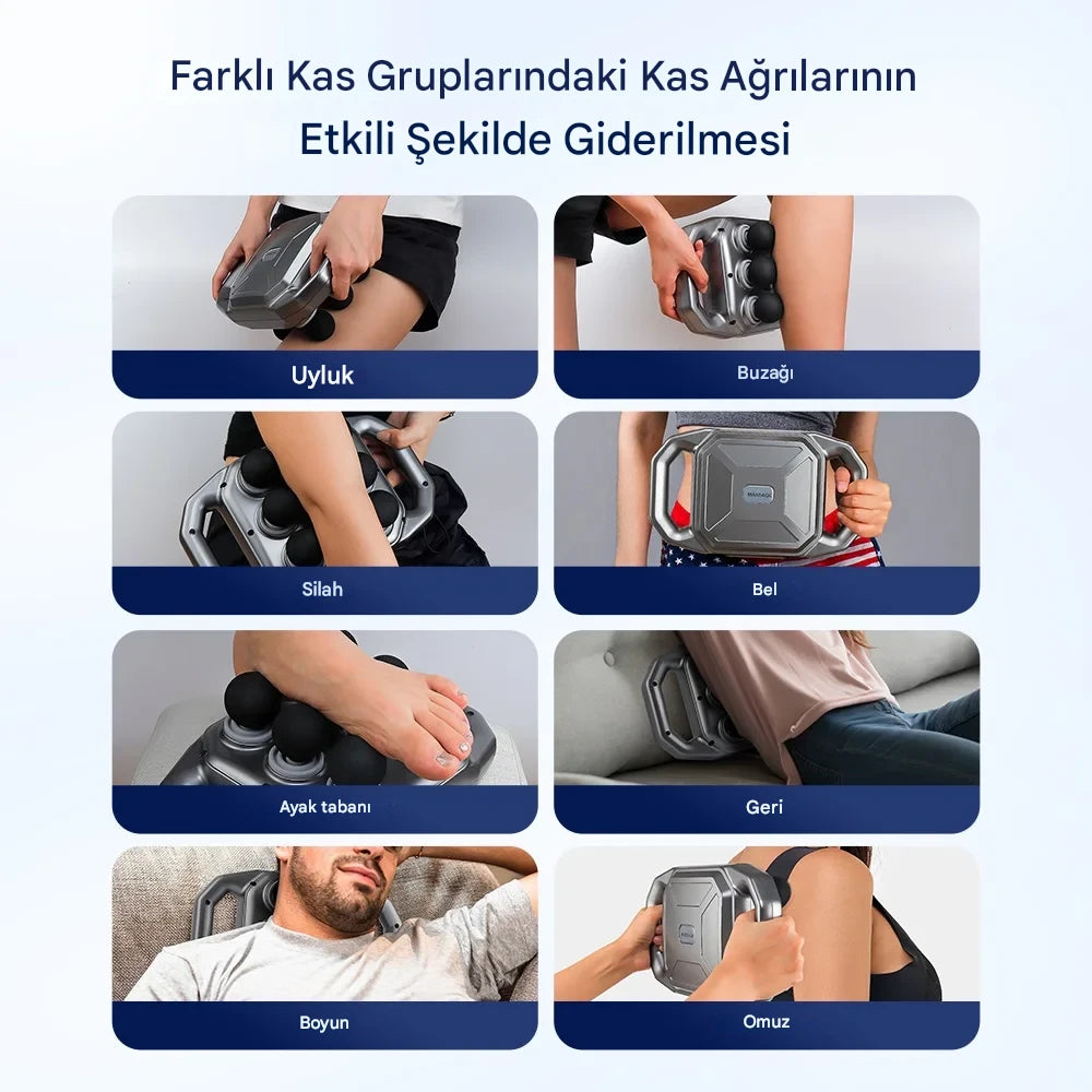Body Magic 6 Başlıklı Terapi Aleti