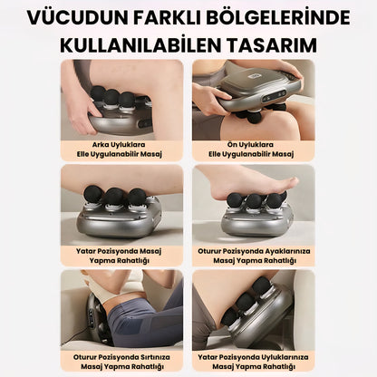 Body Magic 6 Başlıklı Terapi Aleti
