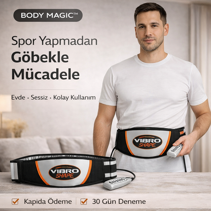 Göbek Bölgesini Hedef Alan Titreşimli Zayıflama Kemeri