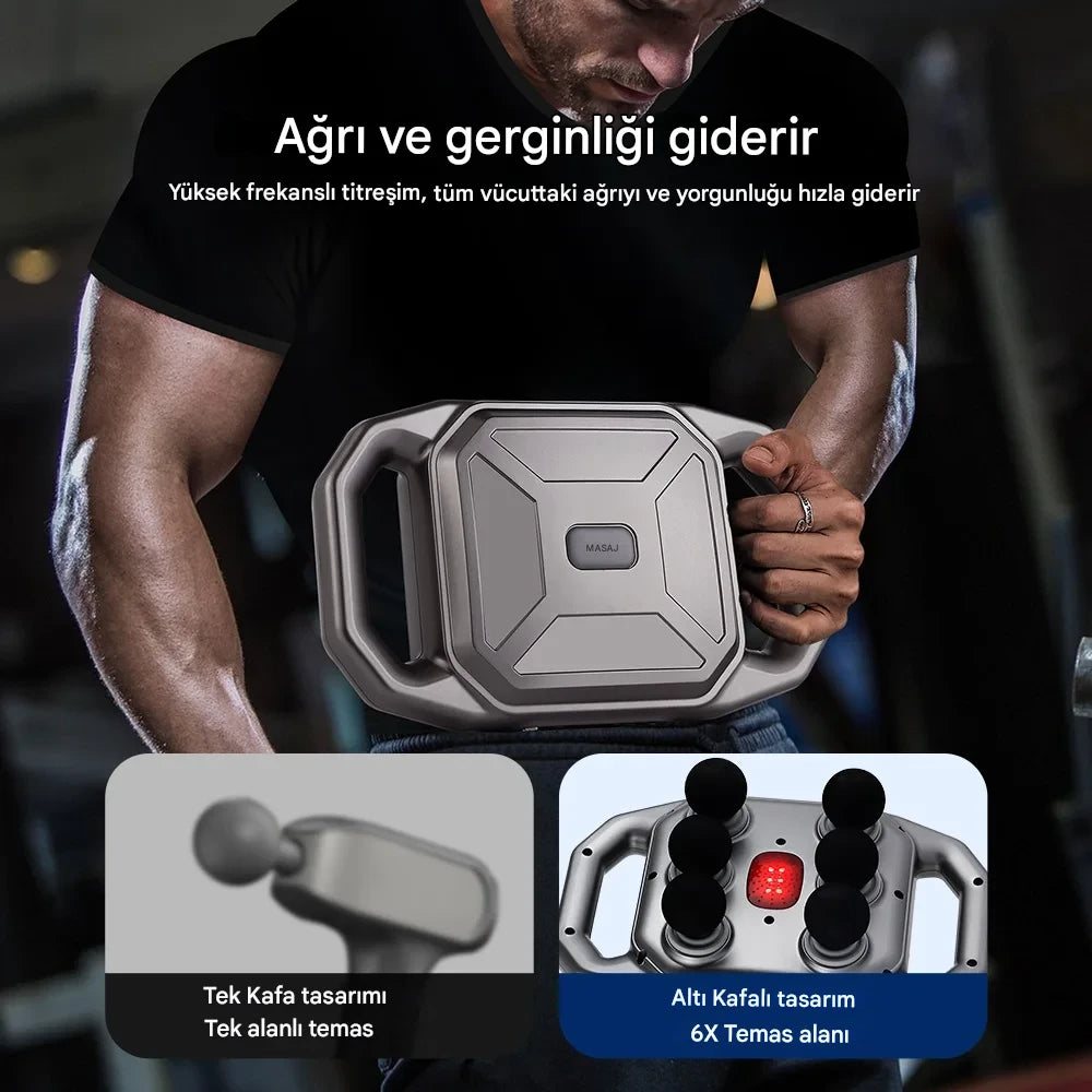 Body Magic 6 Başlıklı Terapi Aleti